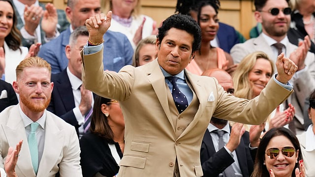 Wimbledon 2024: Cricket Legend Sachin Tendulkar Gets Standing Ovation At Centre Court