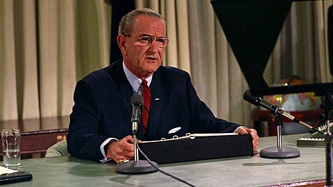 Former President Lyndon B. Johnson