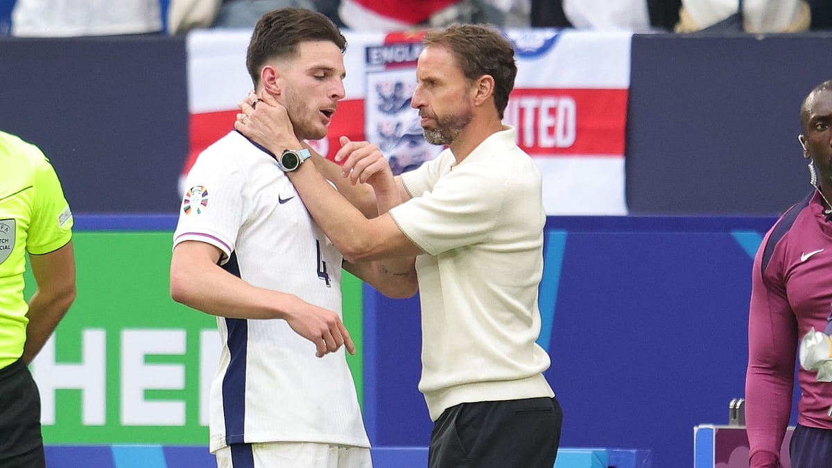 Declan Rice thanked the outgoing England boss.