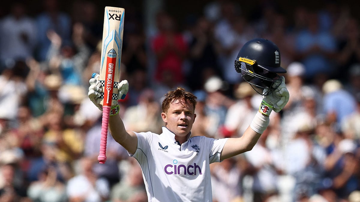 Pope invited Ramsdale as his guest at Trent Bridge