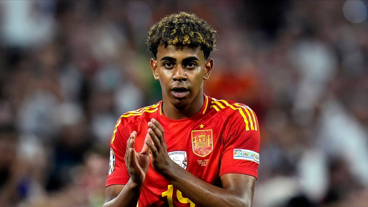 Lamine Yamal Spain vs France Euro 2024 AP photo