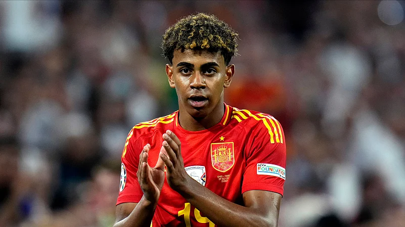 Lamine Yamal Spain vs France Euro 2024 AP photo