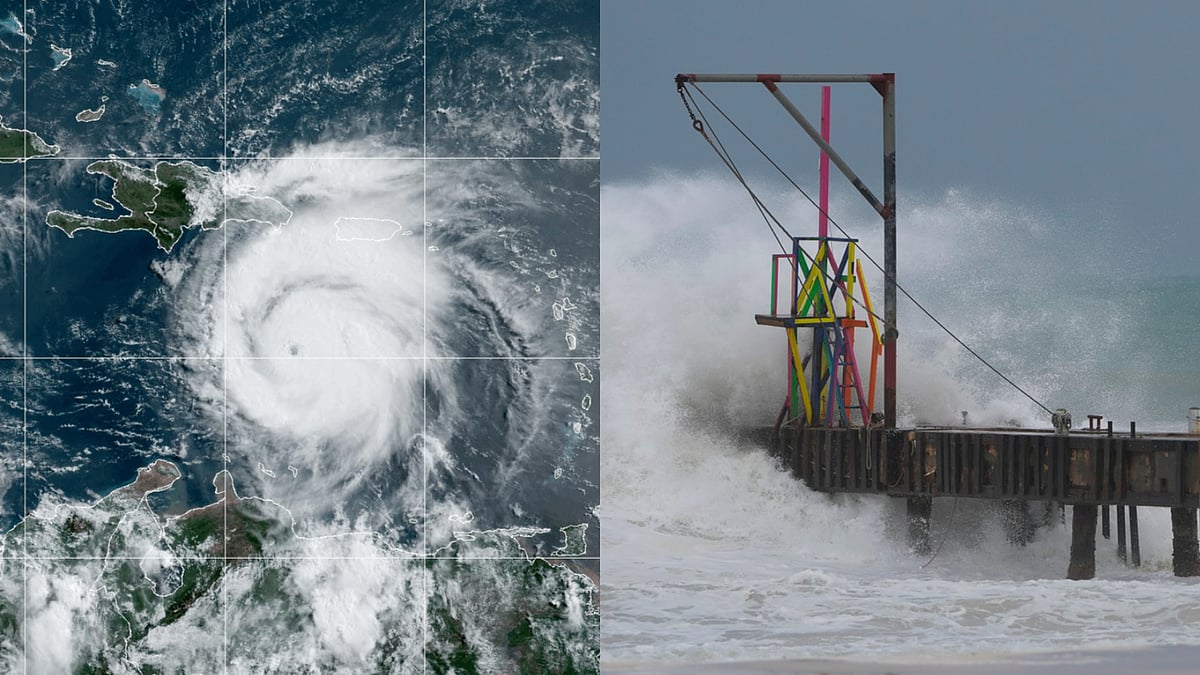 NOAA/AP  : Hurricane Beryl, Now A Historic Category 5 Storm, Moves Towards Jamaica & Cayman Islands