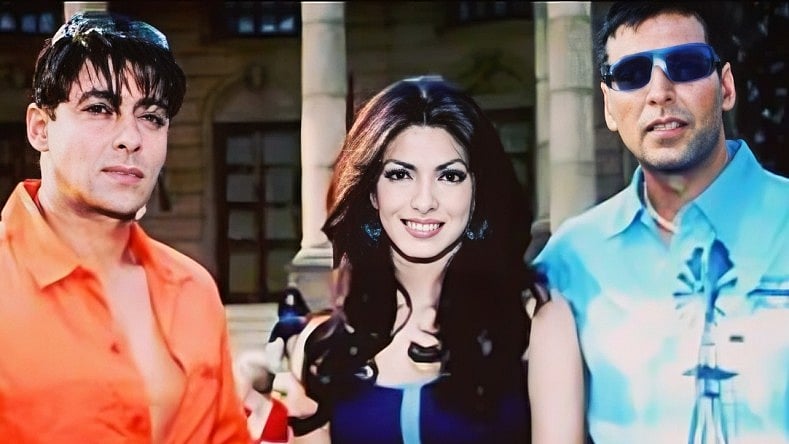 Instagram : Salman Khan, Priyanka Chopra, and Akshay Kumar on the sets of 'Mujhse Shaadi Karogi'