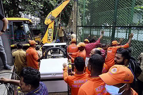 NDRF's search ops after worker went missing