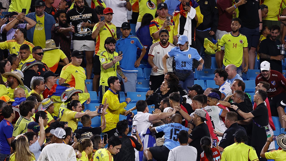 Uruguay players fight with fans in North Carolina