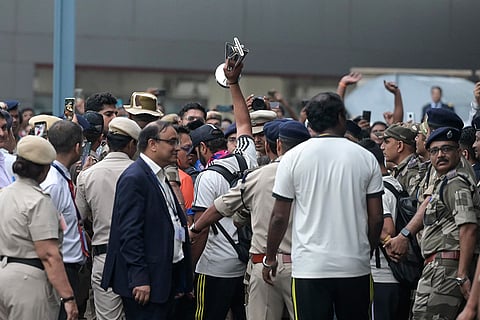 Indian Cricket Team India Arrival