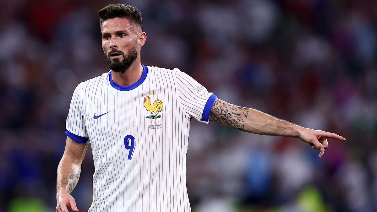 Olivier Giroud's final game with France was a semi-final loss to Spain.