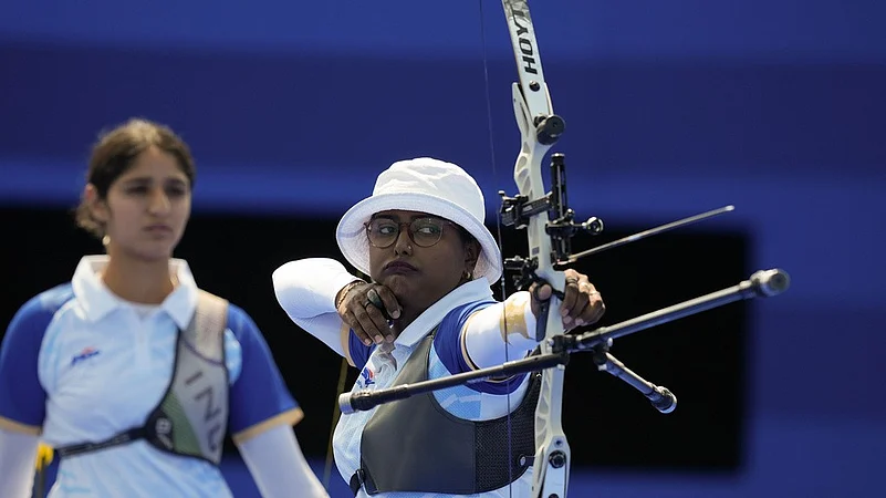 indian-women-archers-paris-olympic-games-2024-ap-photo