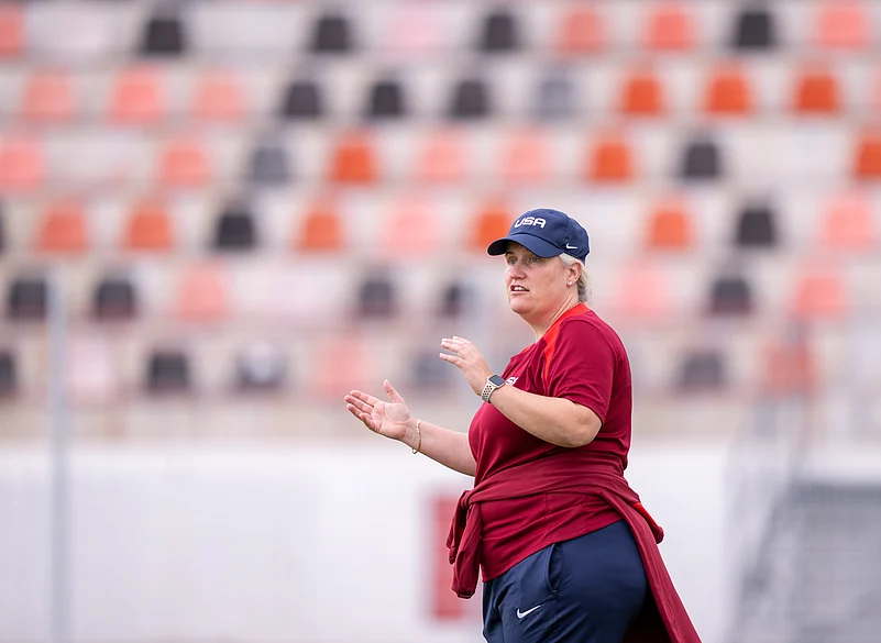 Emma Hayes at the Paris Olympics Games