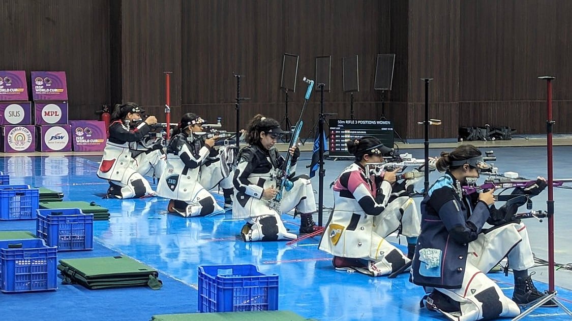 Indian Shooter Olympic selection trials X NRAI