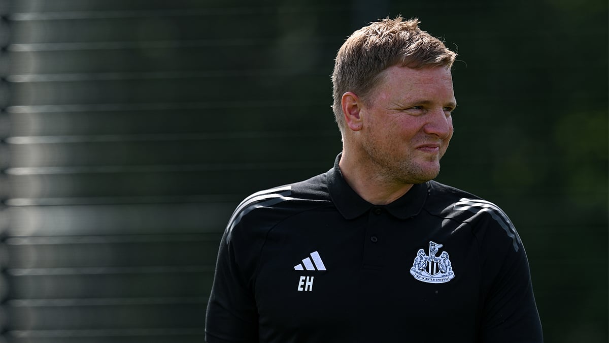Eddie Howe has said he is committed to the Newcastle job amid links to vacant England role