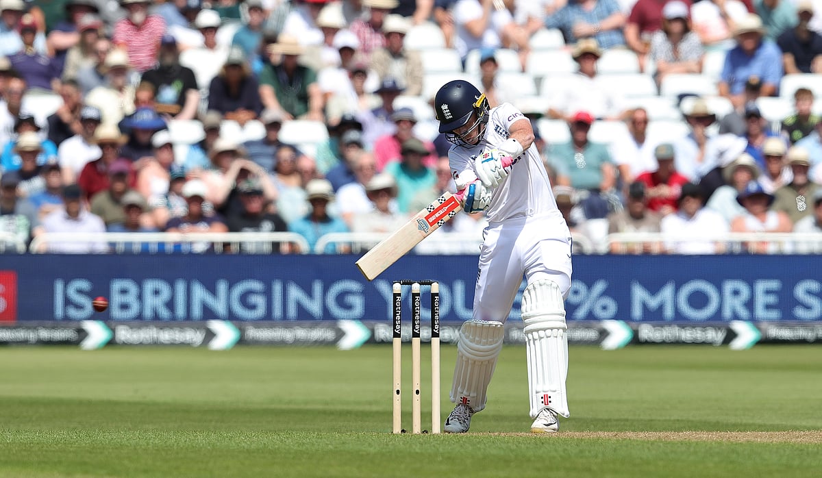 X/@Englandcricket : Ollie Pope during second Test between England and West Indies