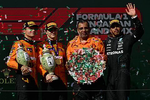 McLaren driver Lando Norris of Britain