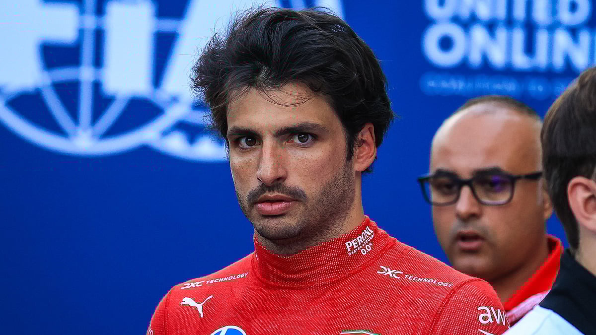 Williams' new driver, Carlos Sainz.