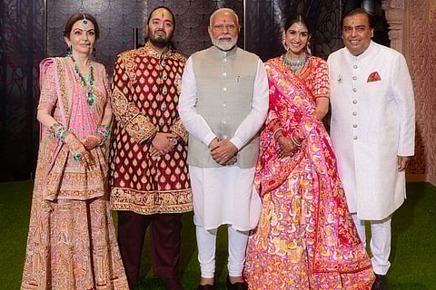PM at Anant Ambani-Radhika Merchant's post-wedding ceremony