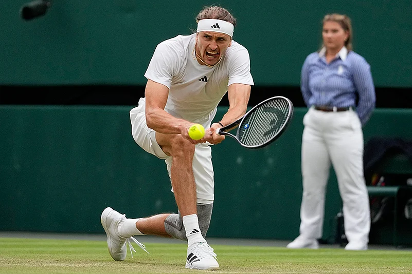 2024 Wimbledon Tennis Taylor Fritz vs Alexander Zverev photo_4