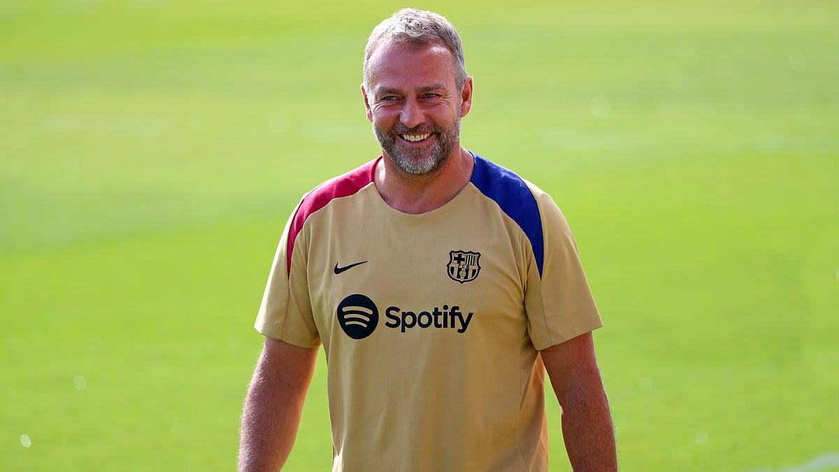 Barcelona head coach, Hansi Flick - null