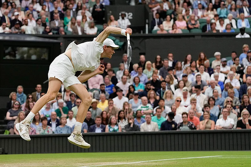 2024 Wimbledon Tennis Daniil Medvedev vs Jannik Sinner photo gallery_8