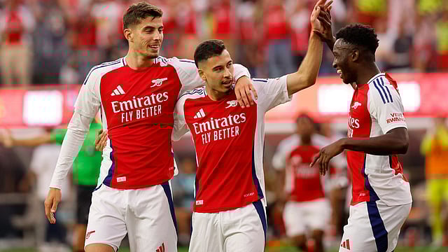 Arsenal 2-1 Manchester United: Yoro, Hojlund Injured In Friendly Defeat For Red Devils