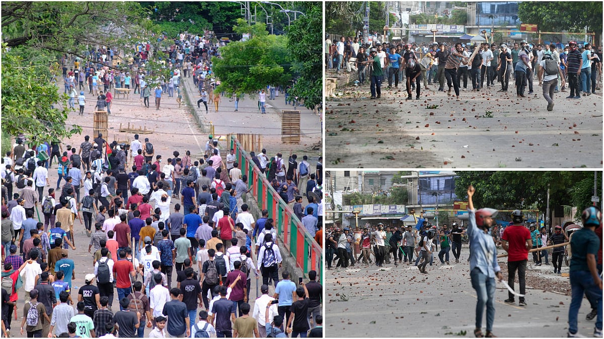 Bangladesh Students Protest Against War Heroes Quota in Govt Jobs 