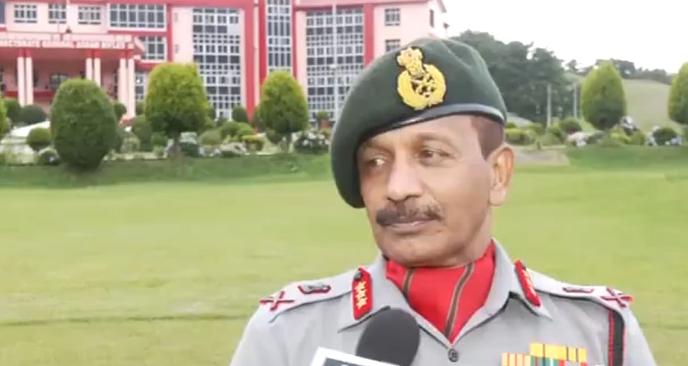X/@ANI : Assam Rifles Director General Lieutenant General PC Nair | 