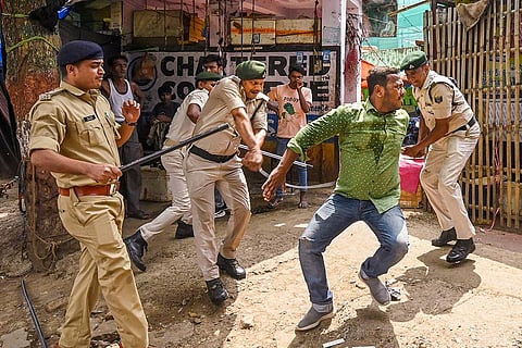 Youth Congress protest in Patna