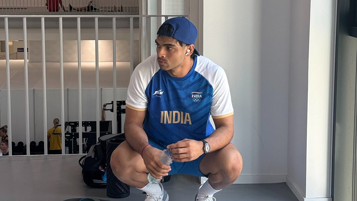 X/@NeerajChopra : Neeraj Chopra in Paris Olympic village.