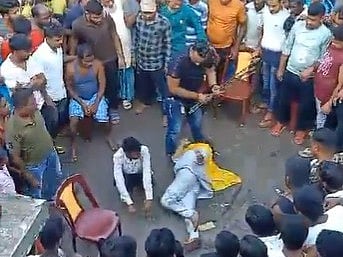 The accused, Tajmul Haque, is TMC leader of Chopra, where the incident occurred following a decision of a kangaroo court. - X