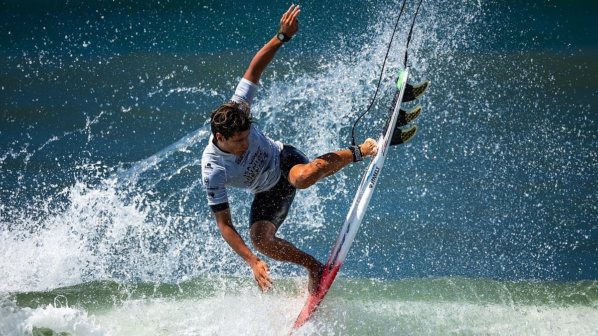 The 2024 Paris Olympics will reintroduce the biggest Surfing competition, which will take place on Tahiti Island from July 27, 2024.  - (Photo: X|ISAsurfing) 