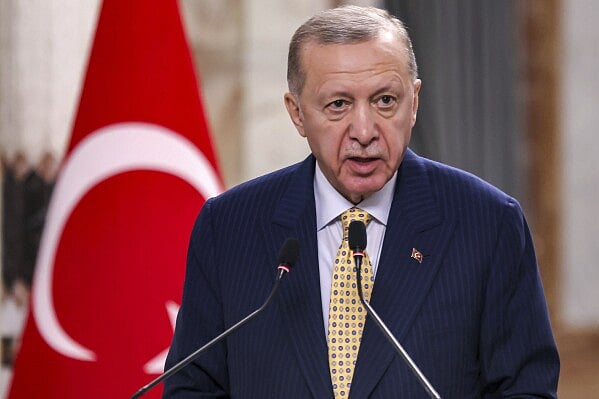 Turkish President Recep Tayyip Erdogan | - AP