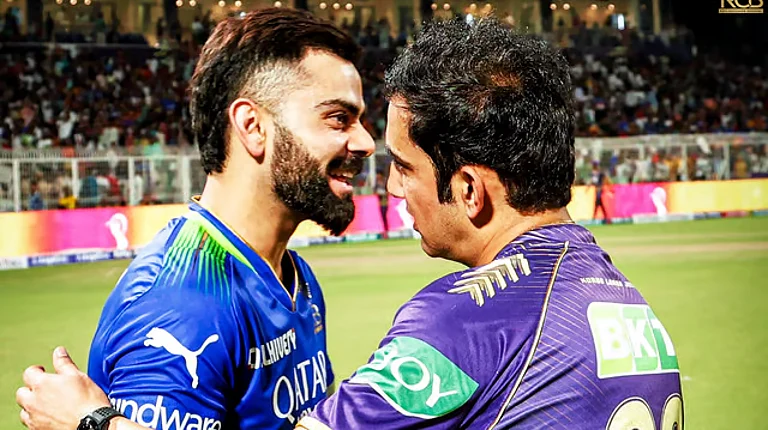 File photo of Virat Kohli hugging Gautam Gambhir during IPL 2024 match. - X/RCBTweets