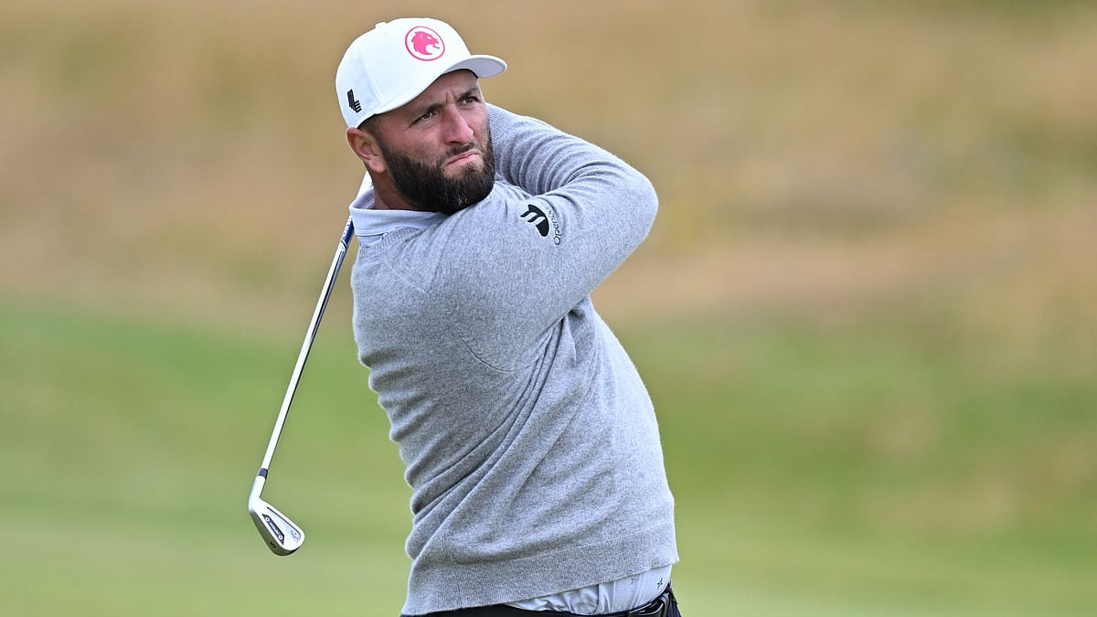 Jon Rahm eyes success at Royal Troon.