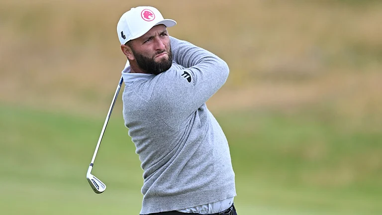 Jon Rahm eyes success at Royal Troon. - null