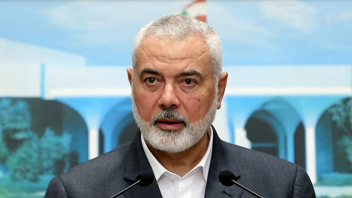 AP : Top Hamas leader Ismail Haniyeh |