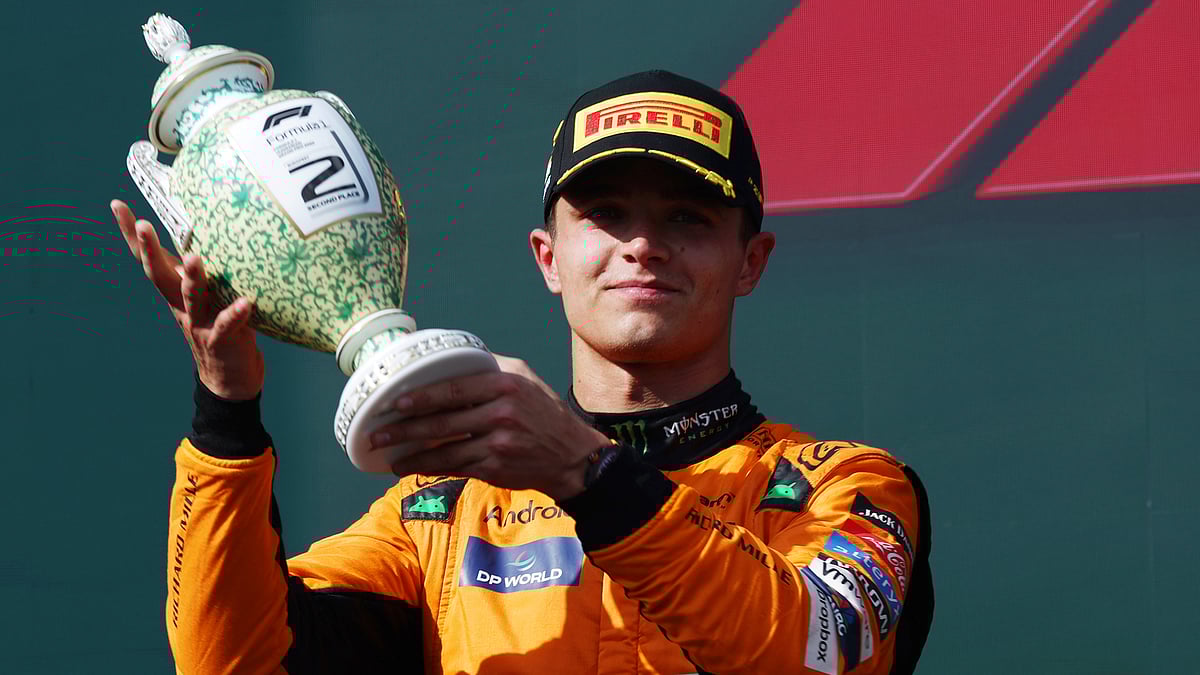 Lando Norris was second at the Hungarian Grand Prix - null