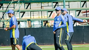 X/@ZimCricTV : Indian team in Zimbabwe