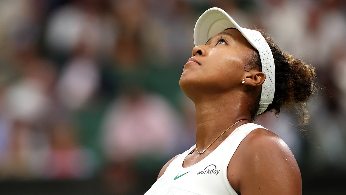Naomi Osaka was eliminated at Wimbledon on Wednesday