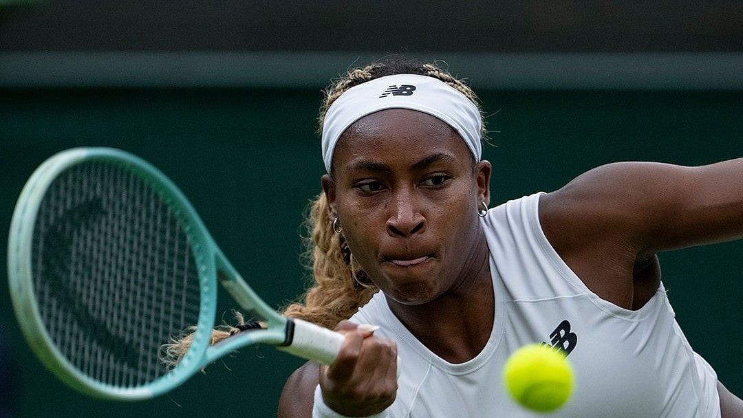 X | Wimbledon  : Coco Gauff at Wimbledon 2024.