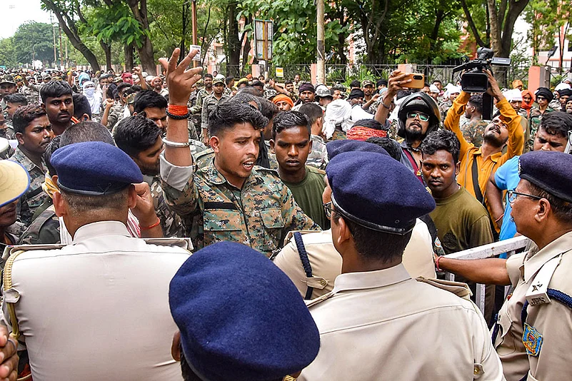 Protest for permanent job