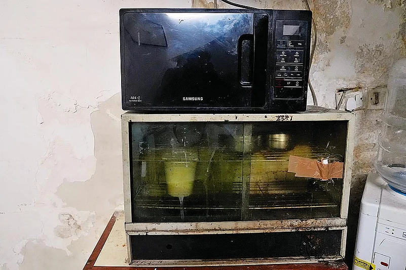 Glimpses of AB-10: The pantry where endless cups of tea were made