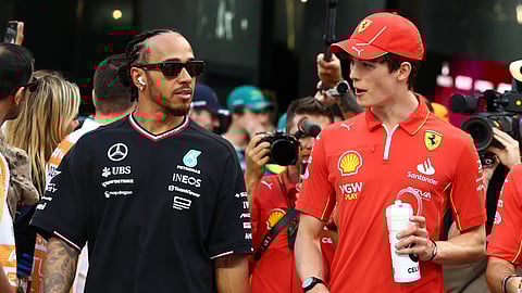 Oliver Bearman is excited for the arrival of Lewis Hamilton at Ferrari.