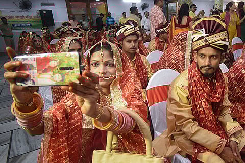 Mass marriage ceremony in Patna