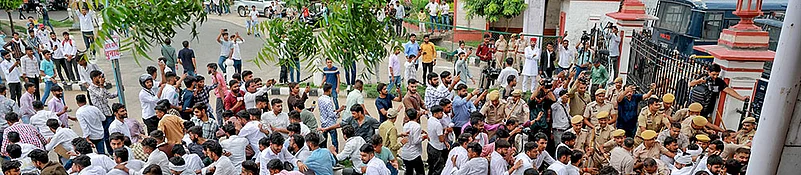 Students protest