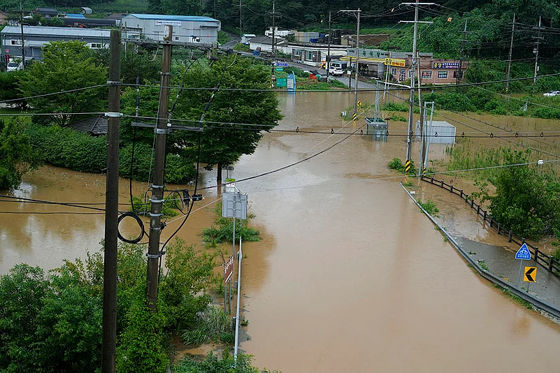South Korea Flood After Heavy Rains photo_6
