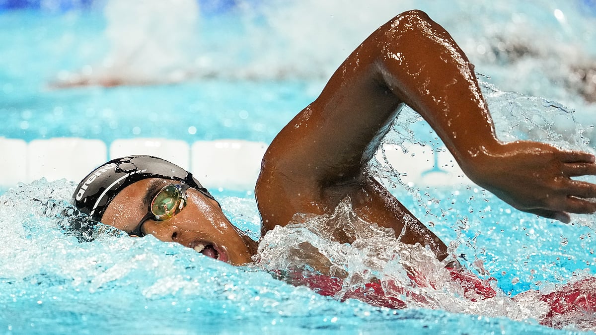 Indian Swimmer At Paris Olympics 2024 Ap Photo