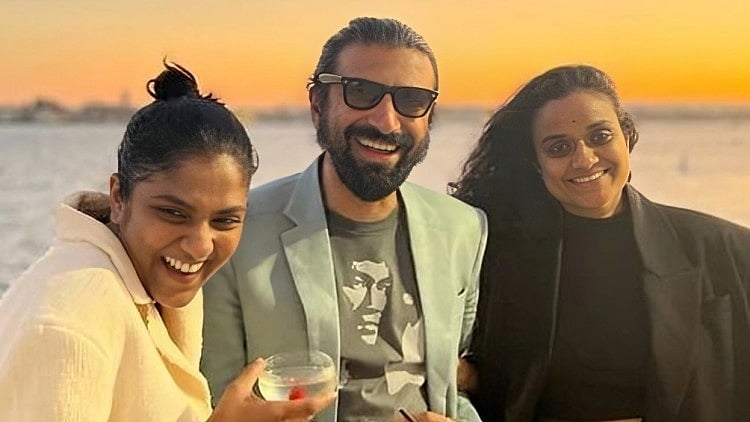 Instagram : Nag Ashwin with producers Swapna Dutt and Priyanka Dutt