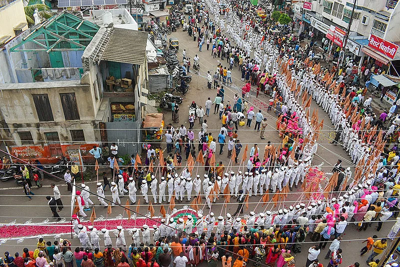 Sri Gajanan Maharaj Palkhi procession