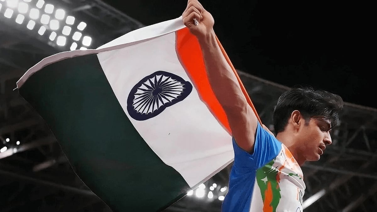 Photo: X/ @Neeraj_chopra1 : Neeraj Chopra wins gold