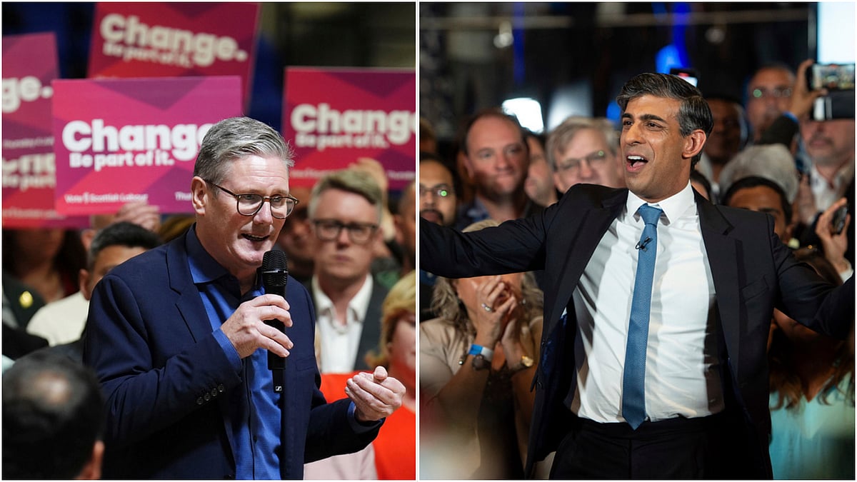 Rishi Sunak, Keir Starmer Go Head-To-Head In UK Elections 2024 - AP 